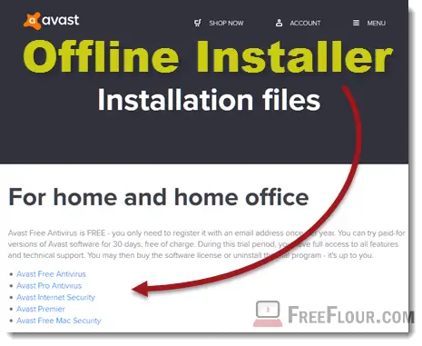 avast antivirus offline download