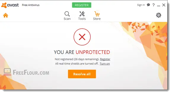 Avast Resolve All Not Working wont work