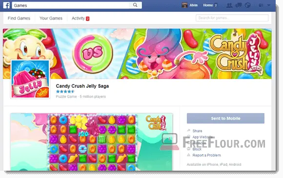 Candy Crush Jelly Saga pc facebook download