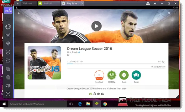 Dream League Soccer 2016, Software