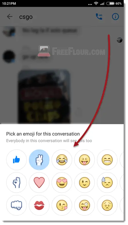 How to Change the Like Button on Facebook Chat Messenger