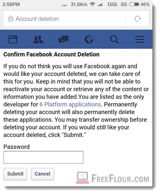 How to Delete Facebook Account Permanently on Mobile Phone App