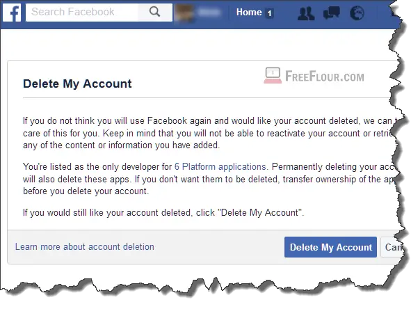 How to Delete Facebook Account Permanently on Phone App Mobile