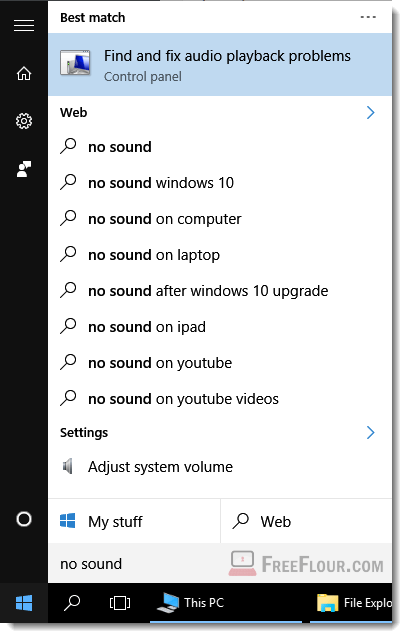 How to Get Help in Windows 10 No Sound