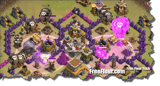 Lavaloonion quatrolavaloonion clan war attack strategy coc