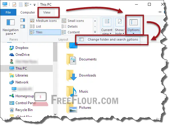 display hidden files folders windows 10