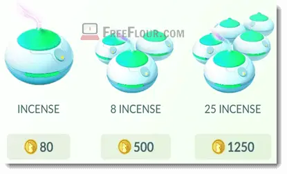 how much pokemon go incense price