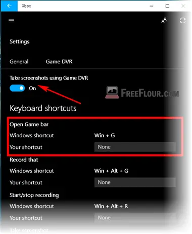 how to take a screenshot on windows 10 game bar