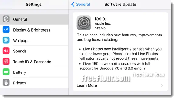 iOS 9.1 Download Link IPSW for iPhone iPad iPod Touch