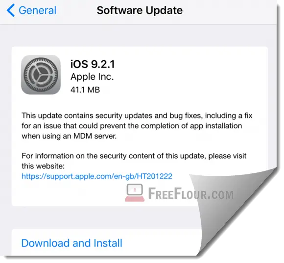 iOS 9.2.1 Download Link IPSW iPhone 6,6s Plus,5s,5c,5,iPad