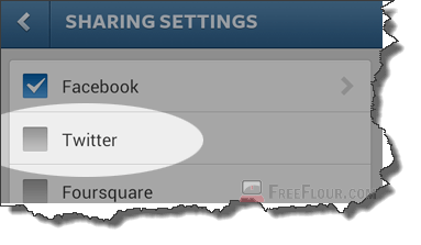 login to twitter with instagram facebook android