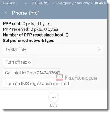 no sim card not detected change gsm network type