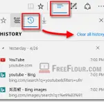 View or Delete Browsing History in Microsoft Edge Problem