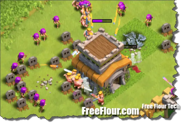 town hall sniping clash of clans