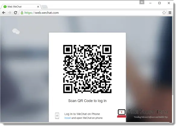 Qr code pc login without wechat How To